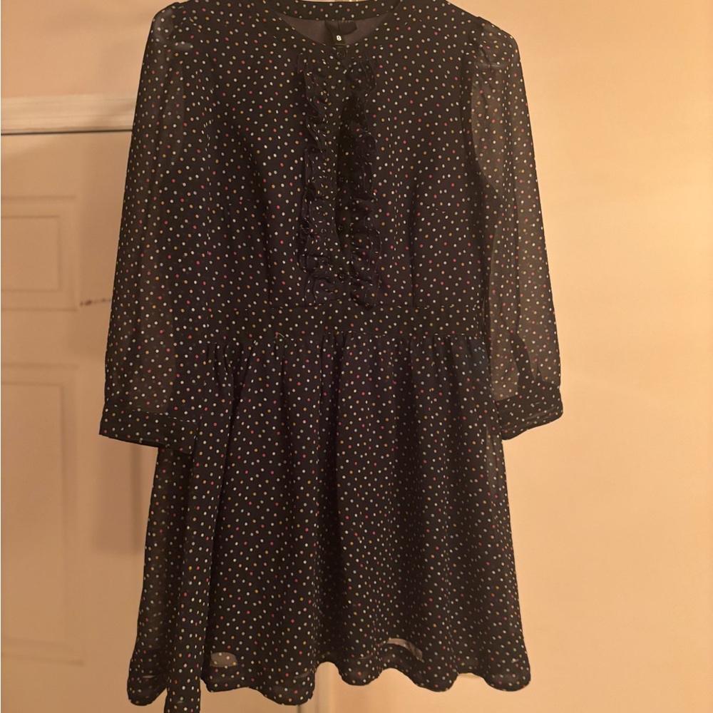 H&M Black Polka Dot Mini Dress